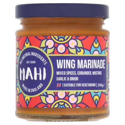 Mahi Wings Marinade Gemischte Gewürze, Koriander, Senf, Knoblauch & Zwiebel 200g