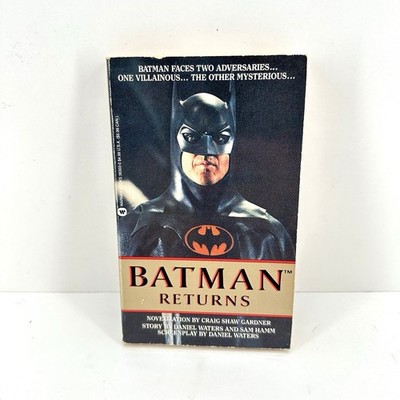Batman Returns Book 1992 Movie Tie-In Novelization PB Gardner Vintage 1st Print