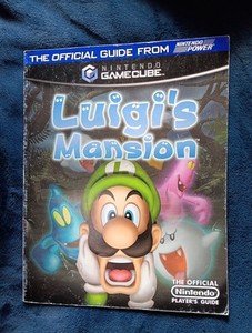 Official Nintendo Luigi's Mansion Player's Guide Gamecube NO Poster