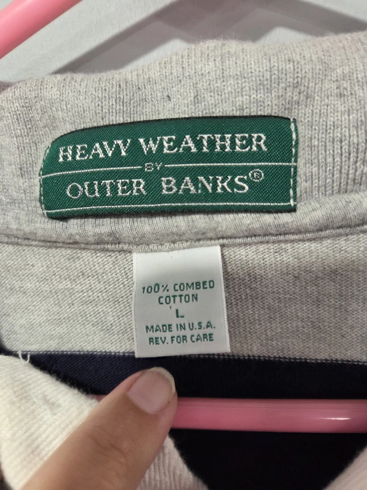 Vintage Rugby Style Penn State Heavy Weather By Outer Banks Made In The USA... - Image 4 of 4