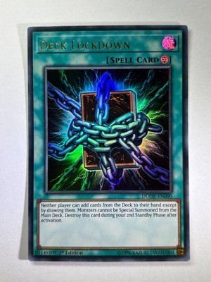 Deck Lockdown DUOV-EN090 Ultra Rare 1st Edition YuGiOh Card NM