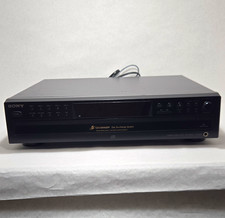 Sony CDP-CE375 5-CD Changer CD Player w/ Headphone Jack, Black