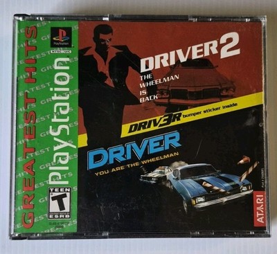 Driver 2/Driver Twin Pack (Sony PlayStation 1, 2004) CIB With Stickers