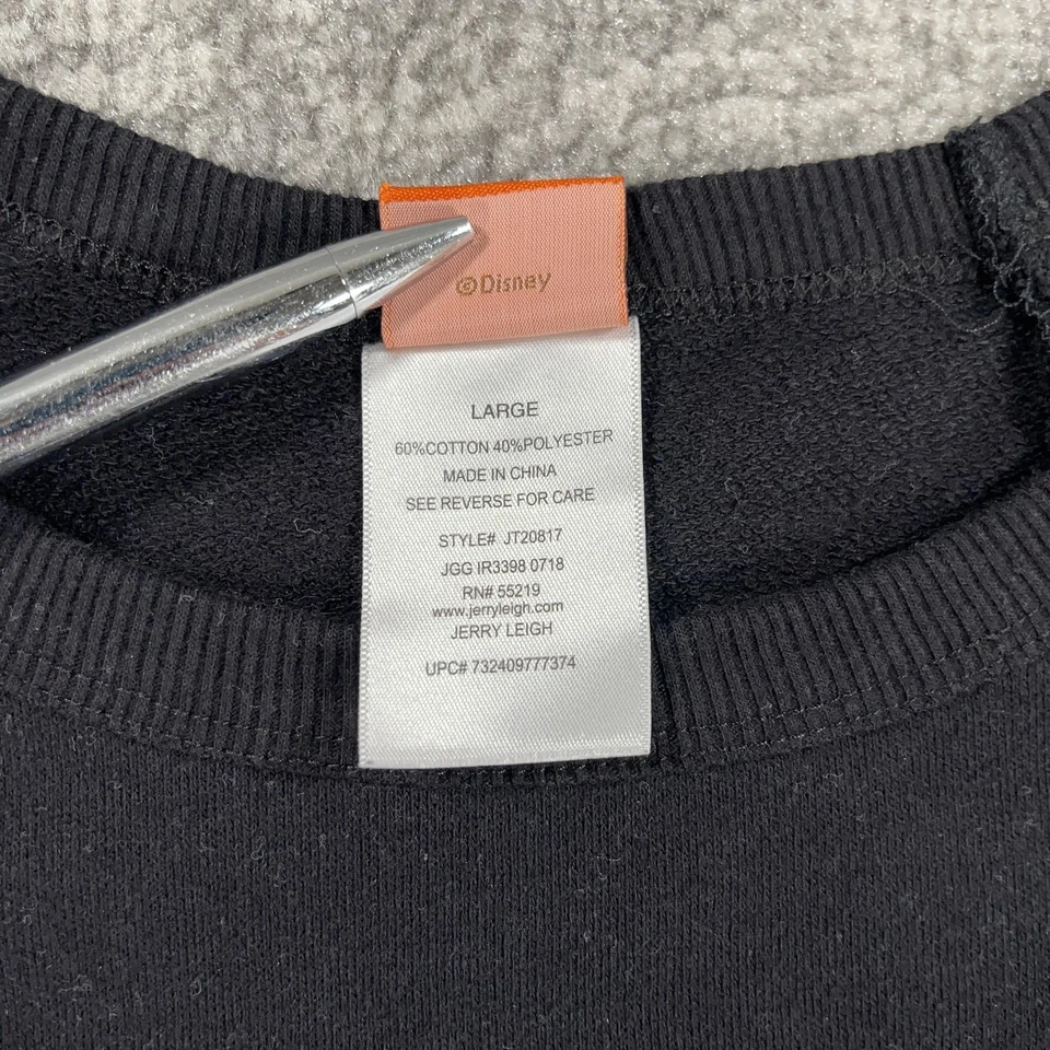 Disney Sudadera Niños Grande L Mickey Mouse Esqueleto Cuello Redondo Pullover Halloween Foto 4 de 4