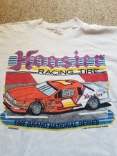 VTG Hoosier Racing Tires T Shirt 1988 Grand National Series Single Stitch L XL