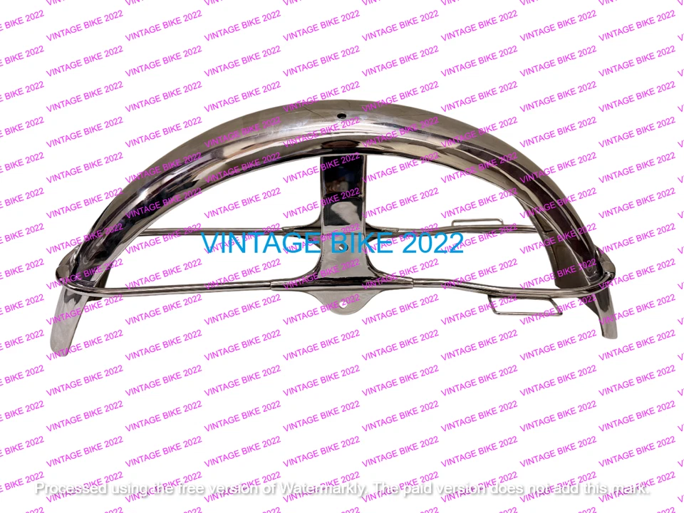 Juego de guardabarros de acero cromado Scrambler 305 Honda CL72 CL77 (1962 - 1967)/APTO PARA Foto 3 de 4