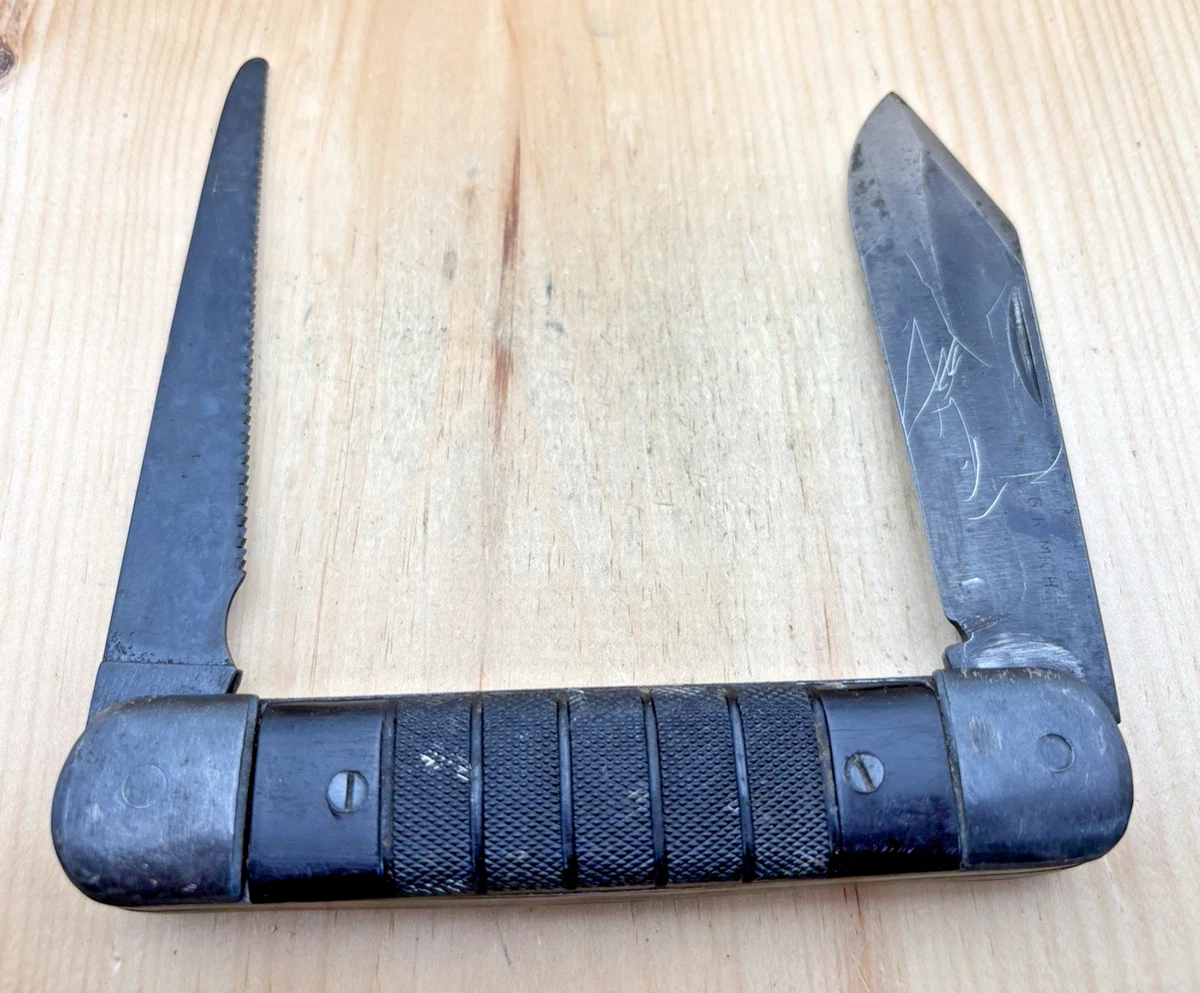 Ww2 Pocket Knife In Collectible Modern Factory Manufactured 