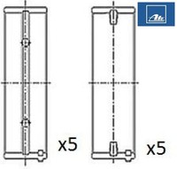 FAI AutoParts BM1029-STD Kurbelwellenlager