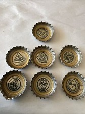 1971 Coca-Cola NASA Apollo Space Missions Bottle Caps 2,5,7,8,10,14,15