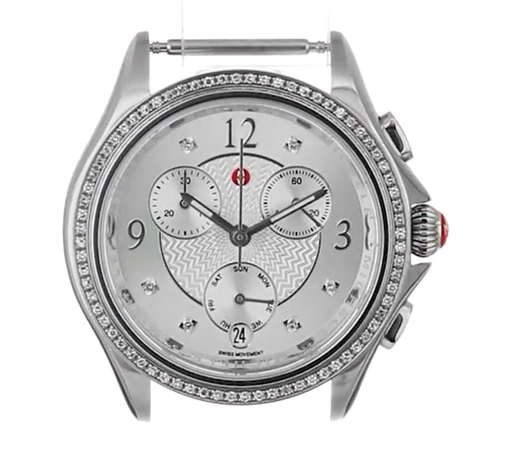 Michele Belmore Diamond Watch (MW29B01A1018) MICHELE Belmore chrono Diamond watch MW29B01A1018 | eBay main image 4