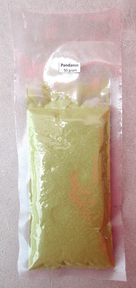Thai Herbal Freeze Dried Pandanus Leaf Powder 100% Natural 50, 250, 1000 gr