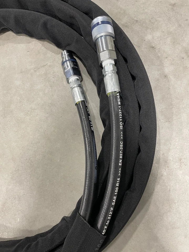 *NUEVO* Extensión de manguera hidráulica de 21' para accesorios de cargador de tractor*Envío gratuito* Foto 3 de 4