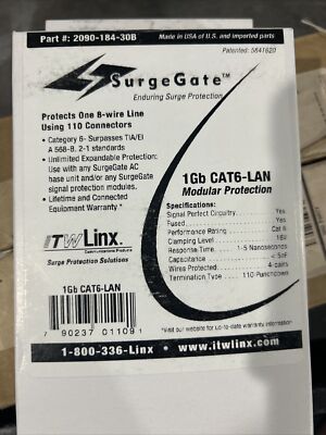 ITW Linx 1GB CAT6-75 modular protection  2090-184-30B