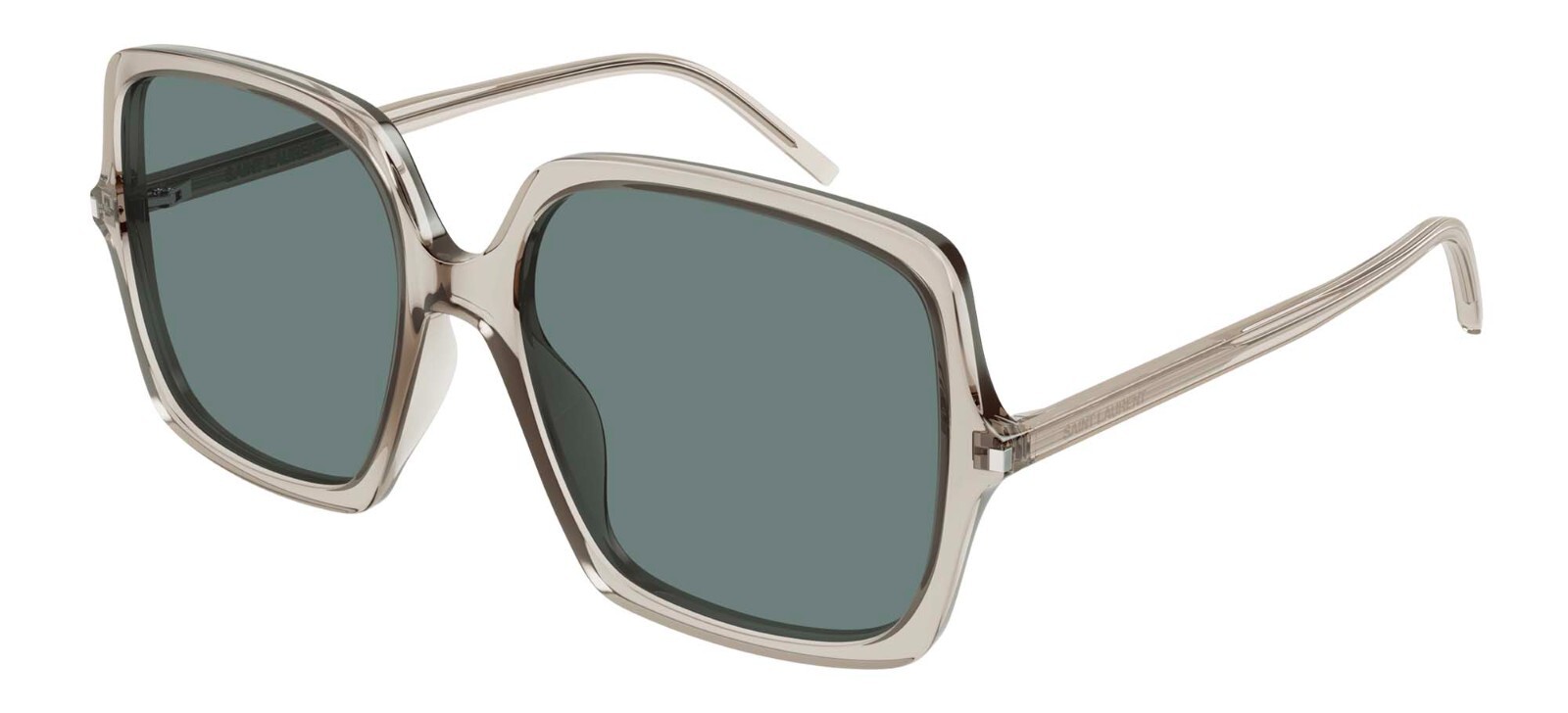 Saint Laurent SL 591 occhiali da sole beige blu verde (003)