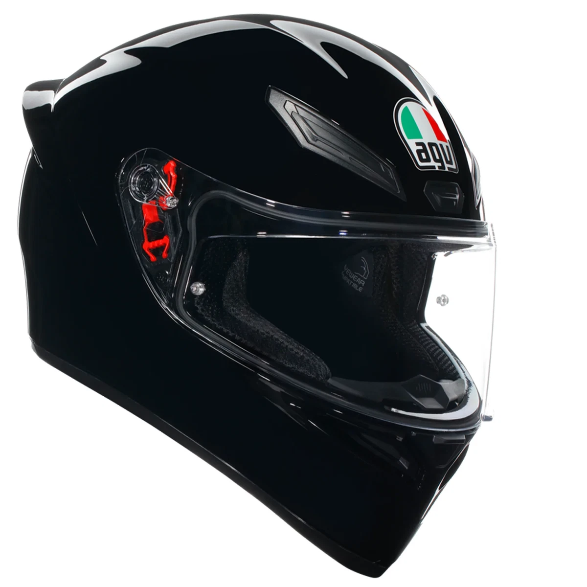 AGV K1 S Motorcycle Helmet Solid Black eBay
