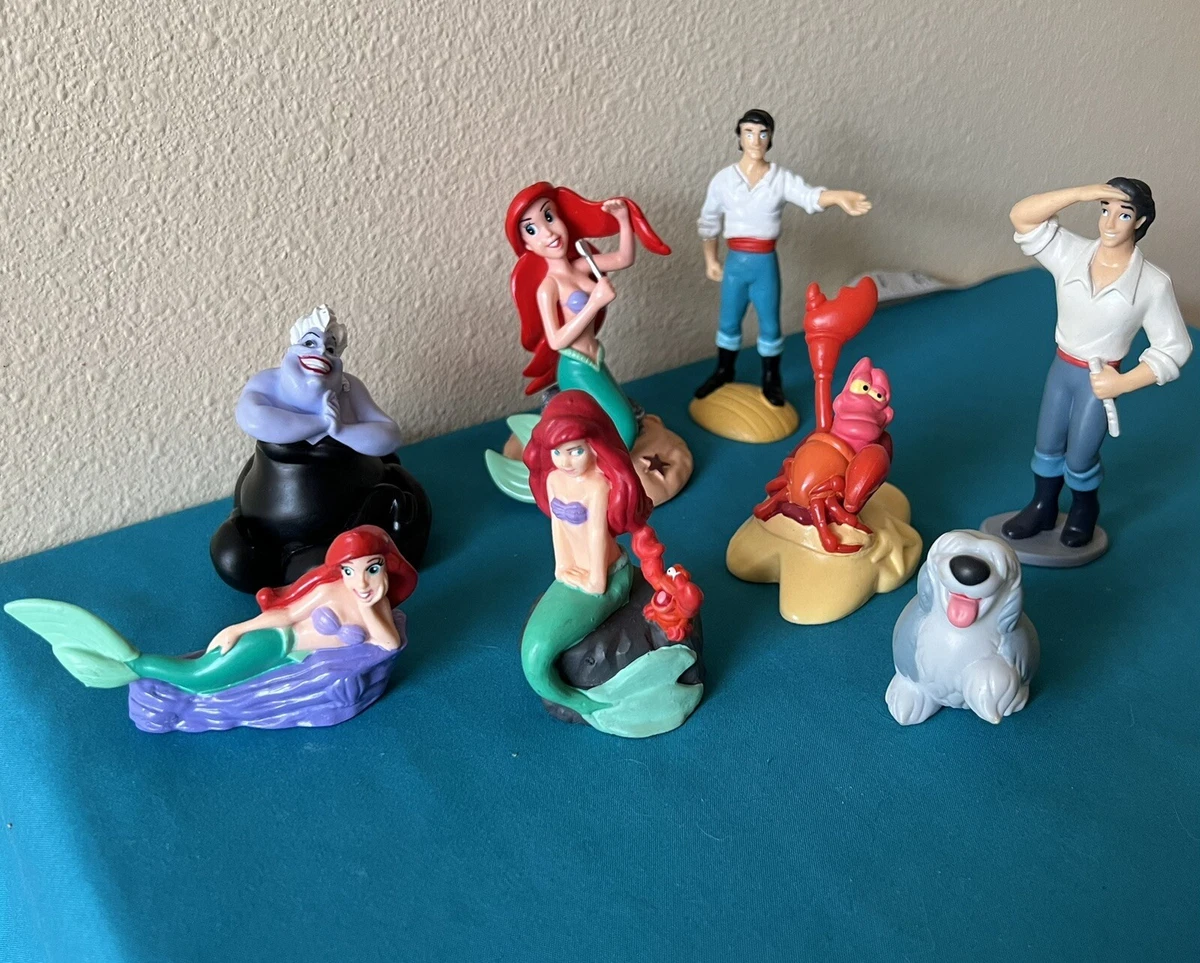 Little mermaid plastic figurines hotsell