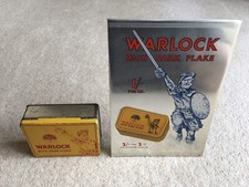 C1950s VINTAGE LAMBERT&BUTLER WARLOCK RICH DARK FLAKE TOBACCO TIN