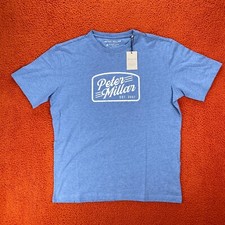 PETER MILLAR Mens MEDIUM Crown Lite Tee Logo ...
