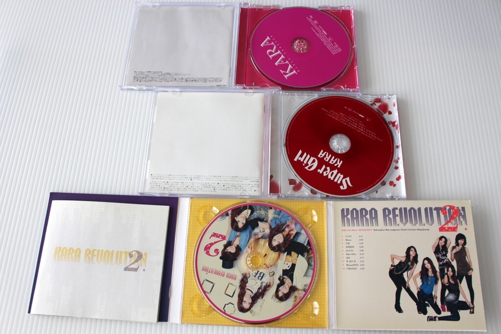 SET x6 KARA Japan Korea CD DVD Girls talk Forever BEST Clips NO