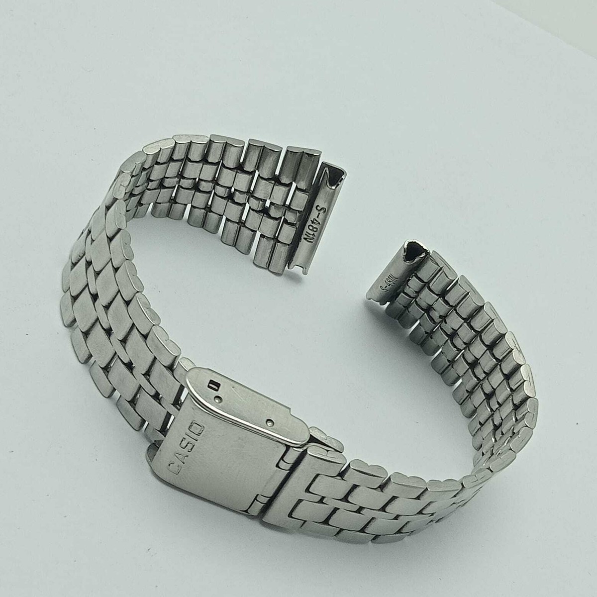 18mm Casio S-481N Stainless Steel Vintage Men's Watch Bracelet