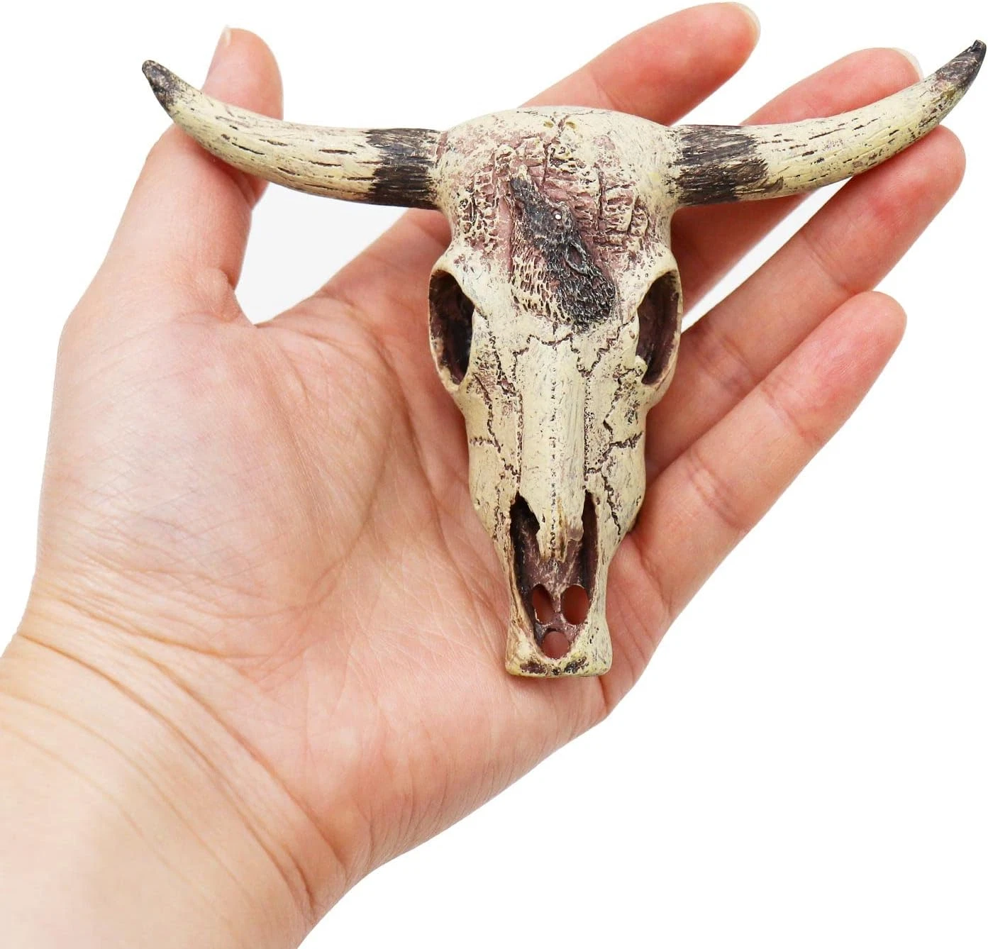 Bearded Dragon Tank Decor Accessories, Resin Cattle Skull Reptiles Hideouts Deco
Opens in a new wind