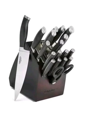 Calphalon Contemporary SharpIN Self-Sharpening Knife Set, 18-Piece MSRP $200+