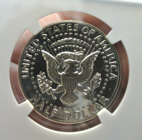 1964 KENNEDY PROOF ACCENT HAIR SILVER HALF DOLLAR NGC CERT. PF66 SUPERB/GEM - Picture 5 of 8