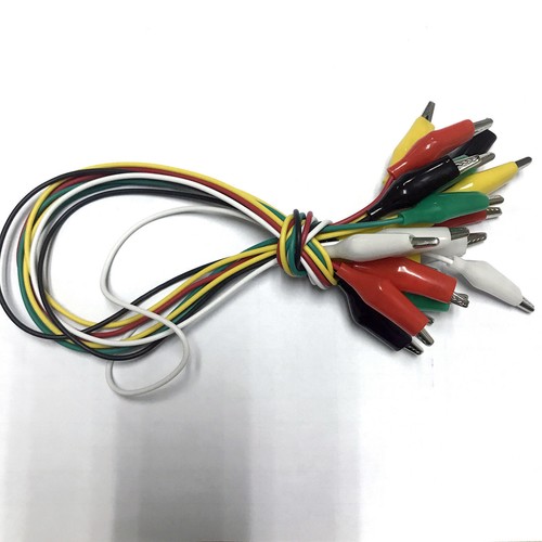 10X Colorful Double-end Alligator Ended Clips Test Lead Jumper Wires GL499 - Picture 7 of 10