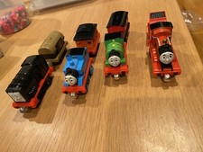 2011 Lot of 4 Thomas Diesel Percy James Attached Tender Pullback Metal Die Cast