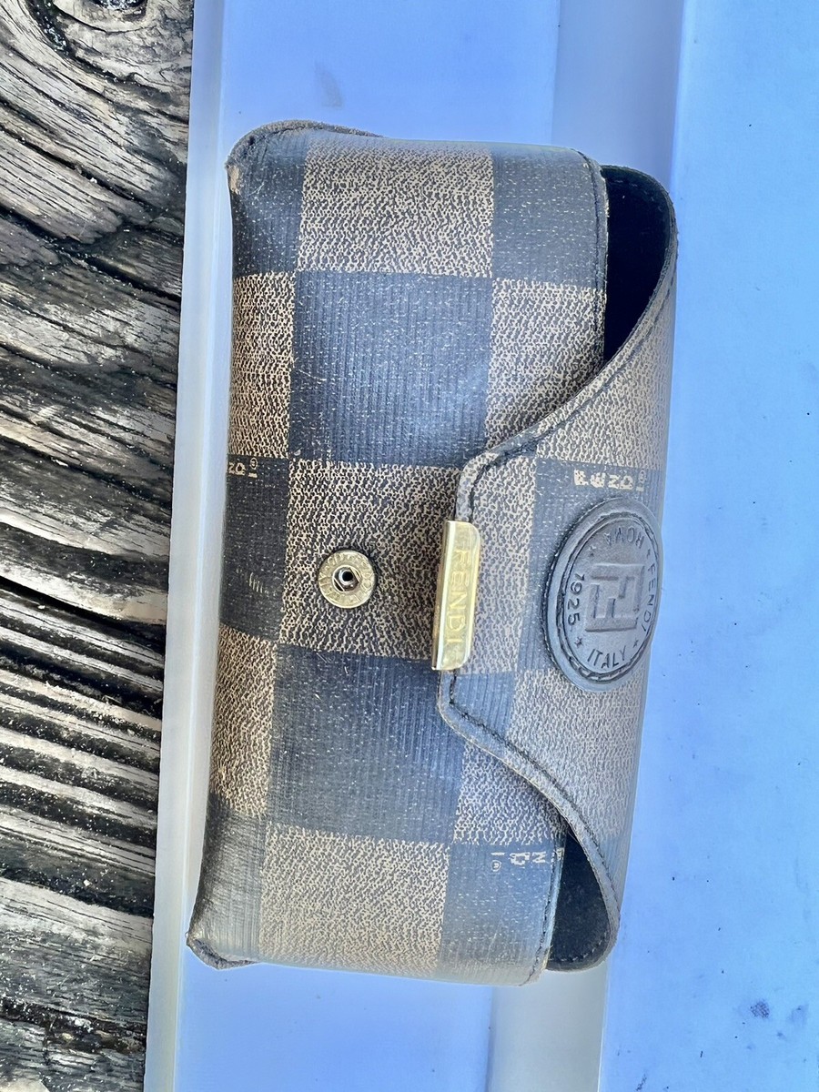 Pre-Owned, Vintage, FENDI, Italy, Brown/ Classic Checkered  display picture 2