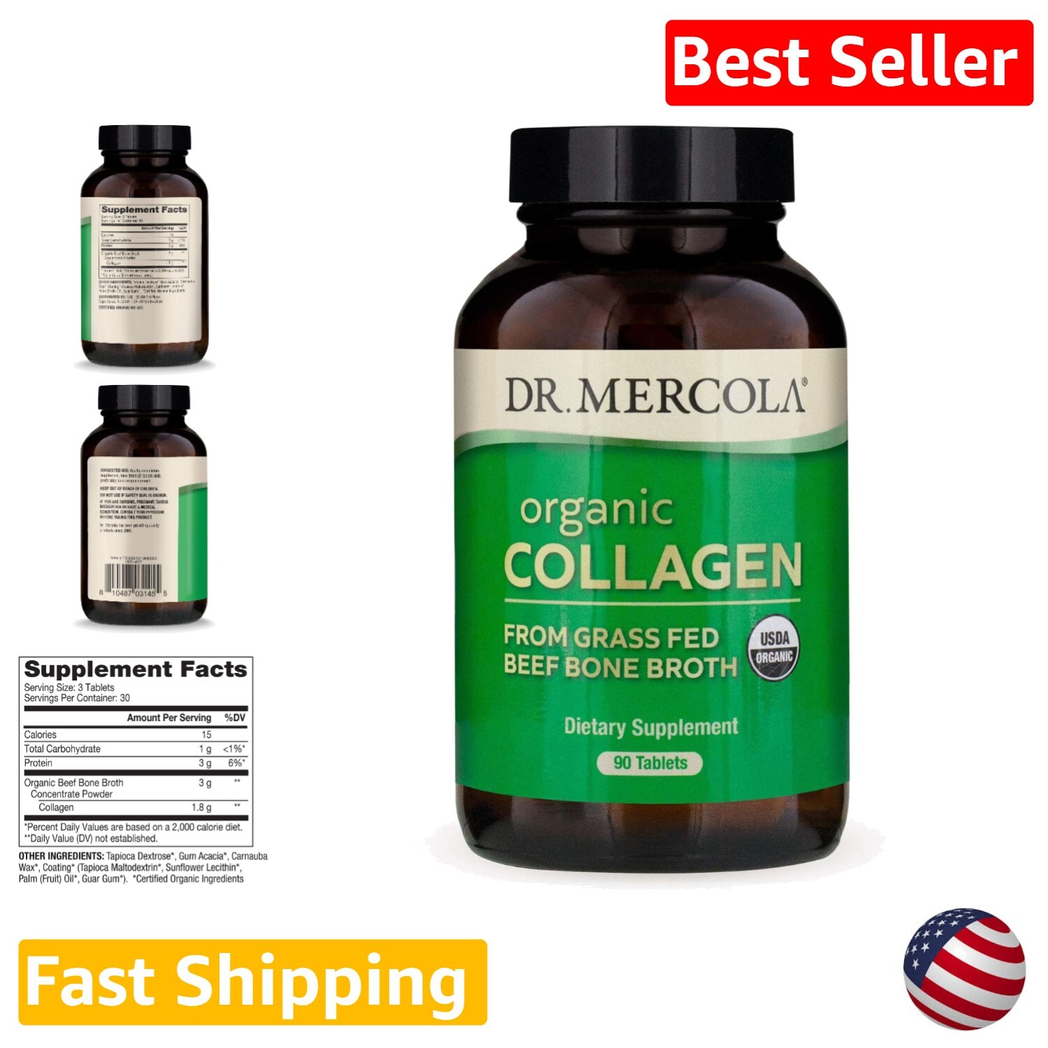 Physician Formulated Bone Broth Collagen Tablets - Trusted Quality