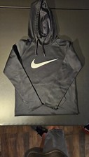 Nike Dri-Fit Therma Training Womens S Black Hoodie Pullover Sweatshirt Thumb