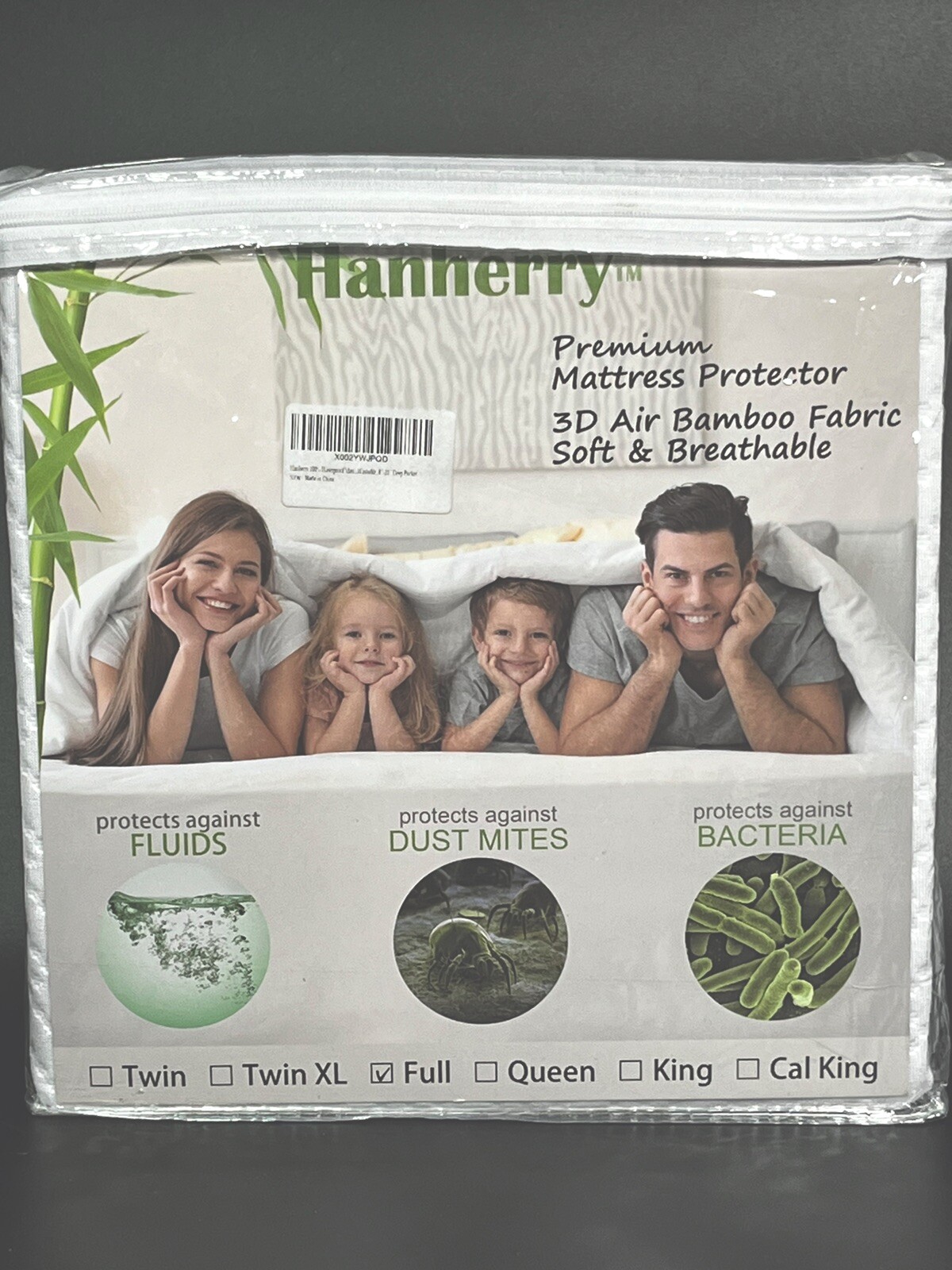 Breathable Bamboo Waterproof Mattress Protector with Deep Pockets-image
