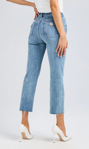 New Generation Love Carolyn Crystal Denim Jeans Größe 24 - Bild 3 von 9