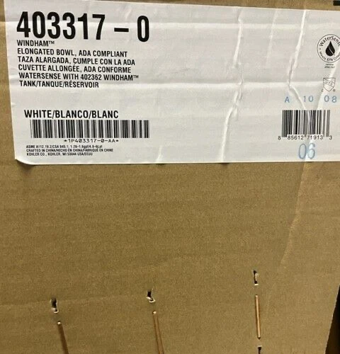 7 PC Wholesale Bathroom Toilets Pallet Bulk Lot 7 Sterling 403317-0 Toilet Bowls - Image 2 of 3