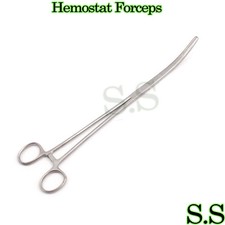 Hemostat 12" Curved Surgical SS Forceps Hobby Clamp