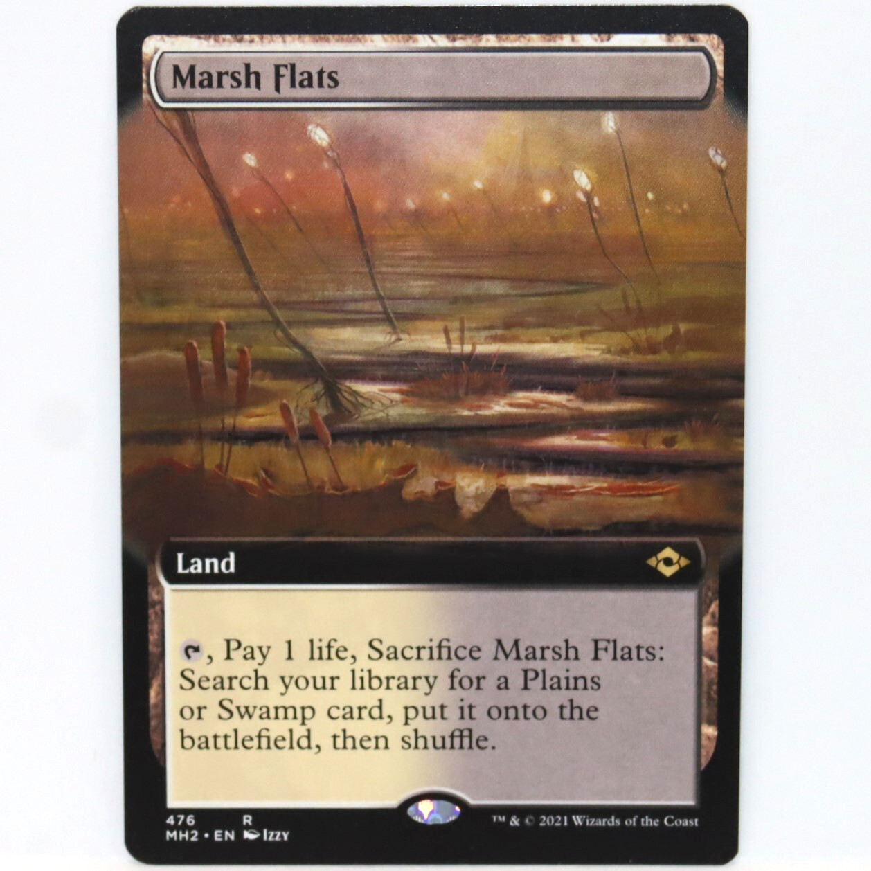 Marsh Flats - Extended Art - MTG Modern Horizons 2 - NM