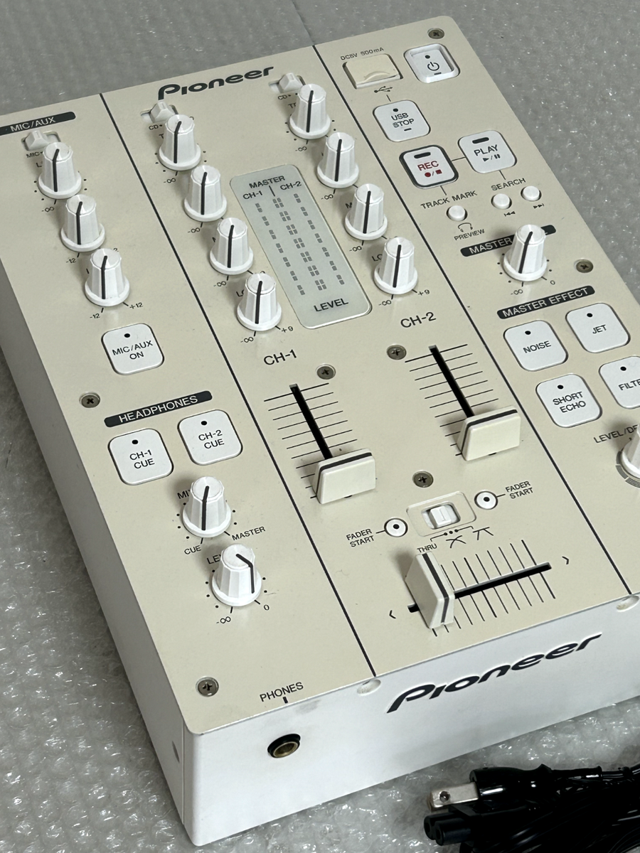Pioneer DJ DJM-350 White DJ Mixer 2-channel USB Recording DJM350 W
