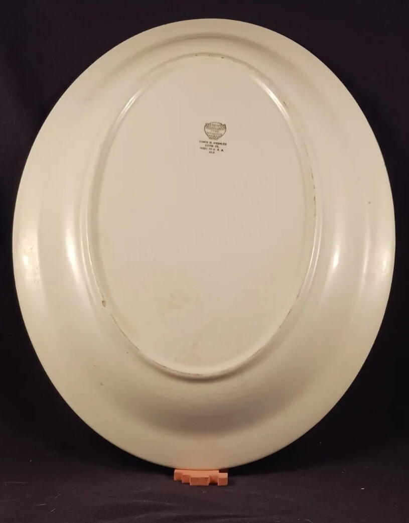 Edwin M. Knowles China Co. Platter 41-9, 