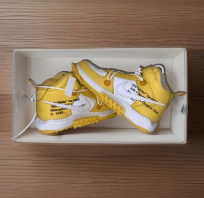 Size 13 - Nike Off-White x Air Force 1 SP Leather Mid Size 13 - Nike Off-White x Air Force 1 SP Leather Mid