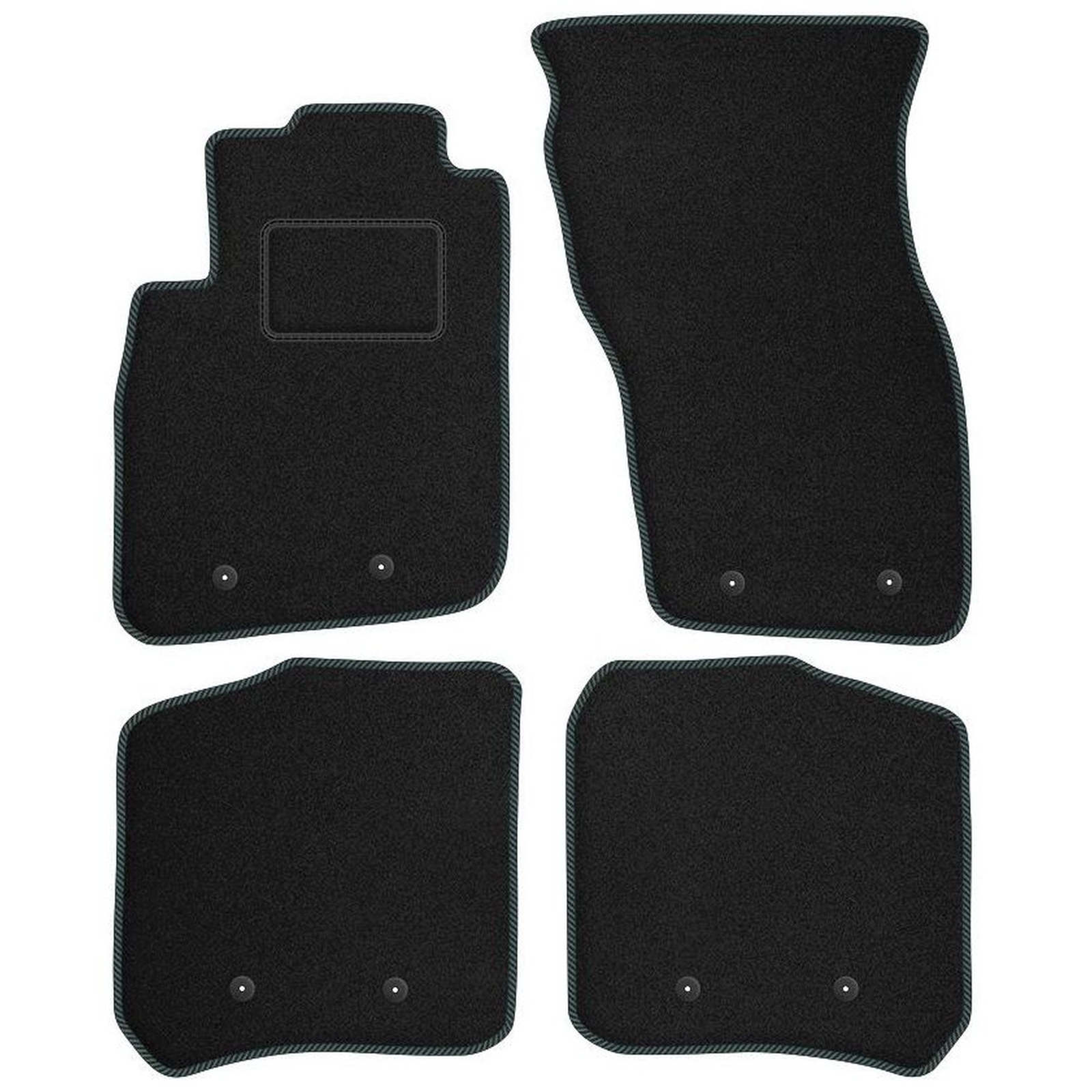 Tapis de sol gris en velours doux anti-saleté pour rénover l'habitacle de Volvo V40