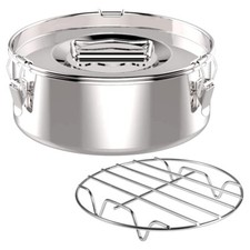 Flan Pan  Mold, Stainless Steel Flan Mold with Lid - Flan Maker for3035