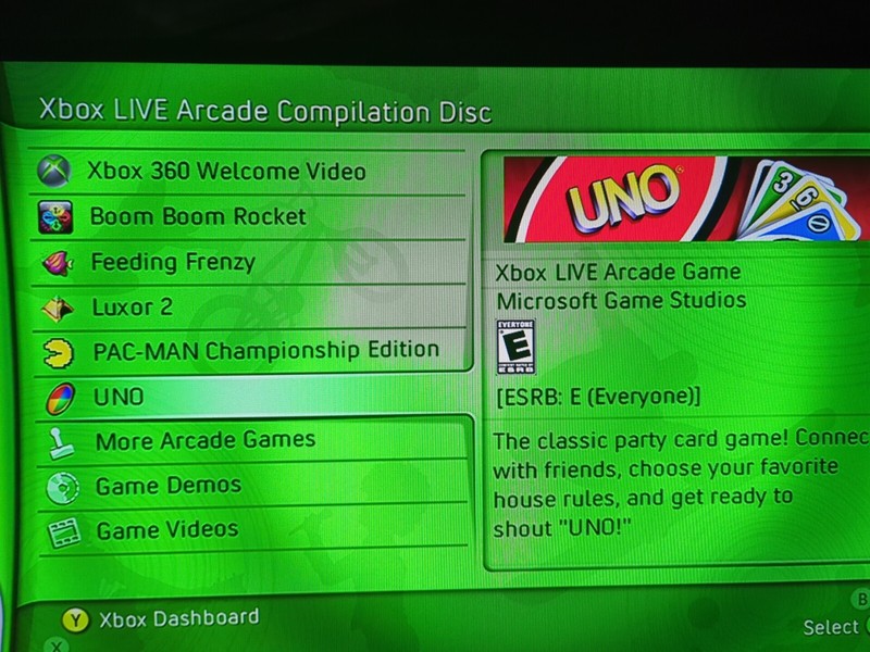 Xbox Live Arcade Compilation Disc Xbox 360 Game Tested See Pictures 