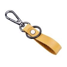 Premium Colorful Quality Wristlet Leather Keychain Car and Home Keychain Leat...