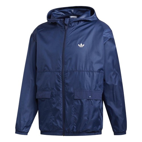 Adidas Light Windbreaker Jacket - Tech Indigo Off White