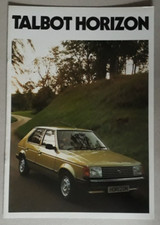 Talbot Horizon Range Brochure 1981 - LS GL GLS SX