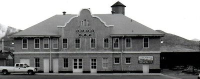East Ely Railroad Depot Nevada Northern Railway Vintage Foto 5x7