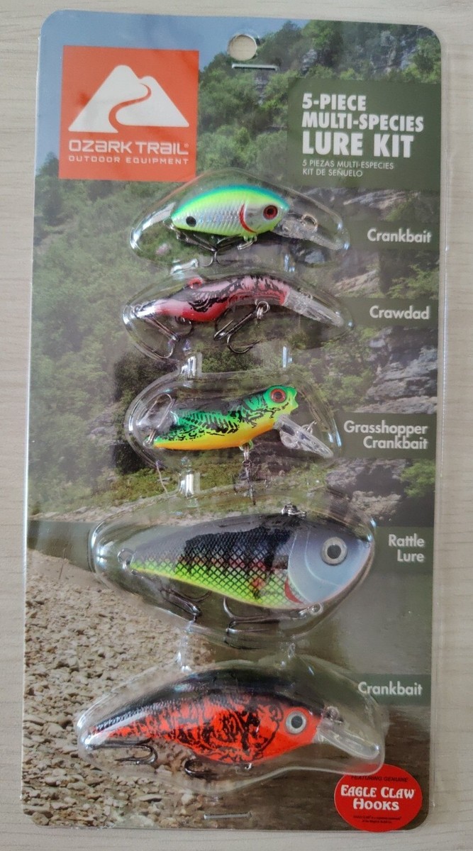 Ozark Trail 5-Piece Assorted Fishing Lure Pack