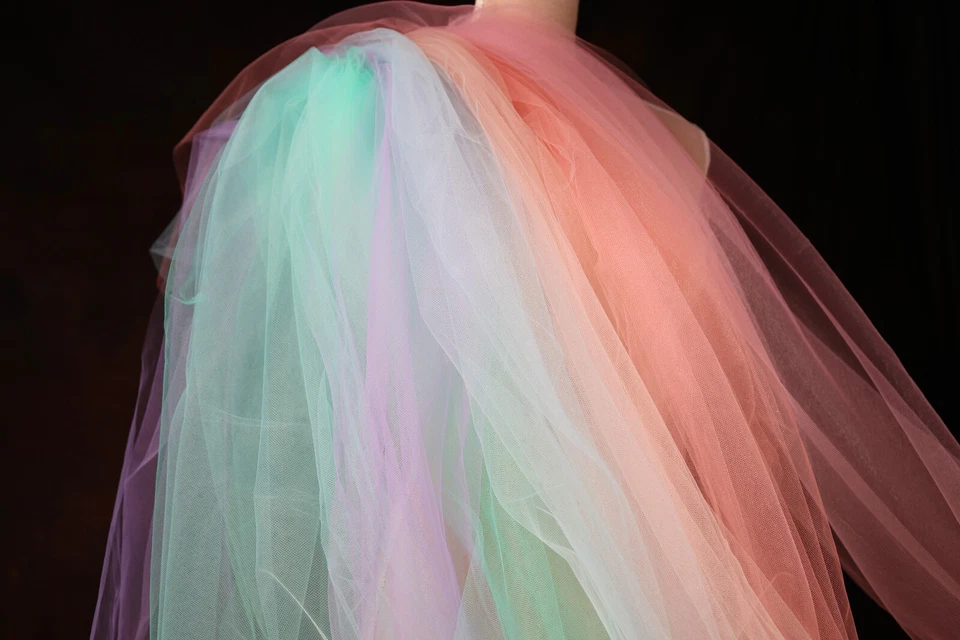 40 Colors 108 In Wide Tulle Fabric By The Yard - Image 4 of 4