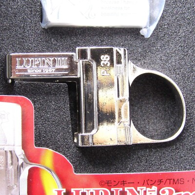 Lupin III Fujiko Mine Gun Action Limited Zippo Oil Lighter 2001